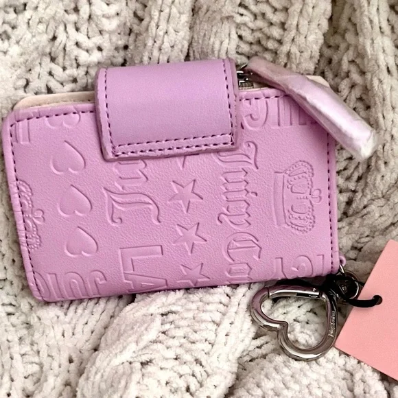 Juicy Couture Orchid Bouquet Lilac  Wallet💜 - Picture 2 of 3